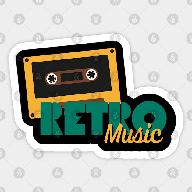 Retro Music Sticker by FullOnNostalgia